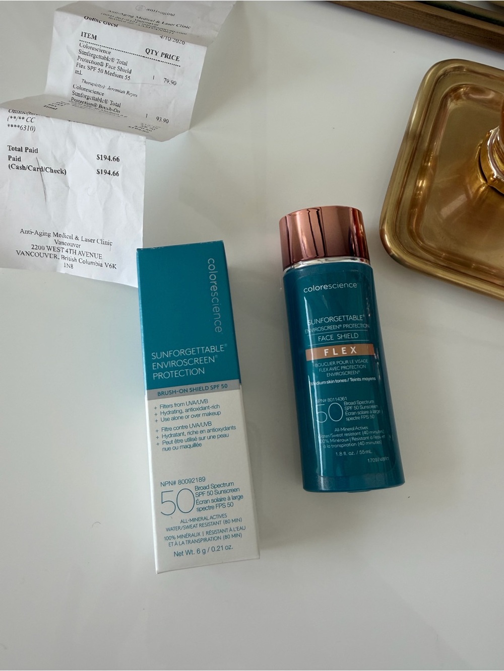 Colour Science FLEX & Sunforgettable powder